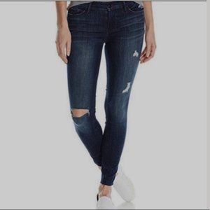 ($189) Black Orchid Raw Him Distressed Jeans